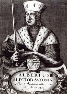Albert III, Ascanian dynastian viimeinen Saksin vaaliruhtinas tekijältä German School
