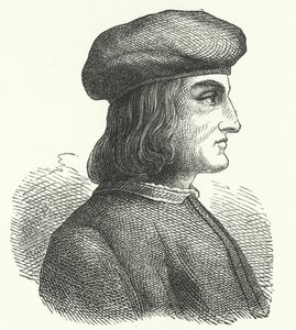Aldus Manutius, venetsialainen humanisti, tutkija, painaja ja kustantaja (kaiverrus) tekijältä German School