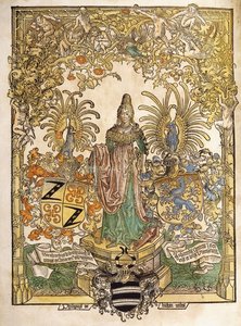 Mainzin allegorinen hahmo, 1486 tekijältä German School