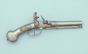 Täysteräksinen piikivipistooli, Jan Cloeter ja Grevenbroich, n. 1660 tekijältä German School