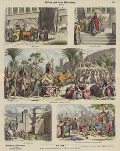 Muinainen Assyria (värillinen kaiverrus) tekijältä German School