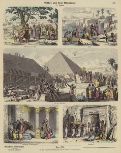 Muinainen Egypti (värillinen kaiverrus) tekijältä German School