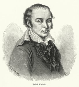 Andre Chenier, ranskalainen runoilija (litho) tekijältä German School