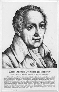 August Friedrich Ferdinand von Kokebue (kaiverrus) tekijältä German School