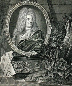 Barthold Heinrich Brockes (1680-1747) Wolffgangin kaivertama (kaiverrus) tekijältä German School