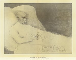 Bismarck kuolinvuoteellaan