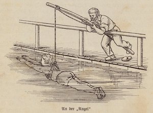 Poika oppii uimaan (kaiverrus) tekijältä German School