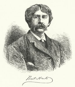 Bret Harte, yhdysvaltalainen novellikirjailija ja runoilija (kaiverrus) tekijältä German School