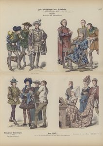 Burgundialainen mekko, 1400-luku tekijältä German School