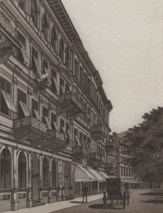 Cafe Elefant, Old Meadow (litho) tekijältä German School