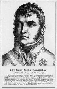Carl Philipp, Schwarzenbergin prinssi (kaiverrus) tekijältä German School