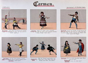 Carmen - 1800-luvun kuvasarja tekijältä German School