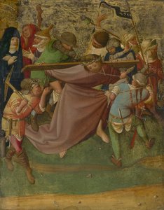 Kristus kantaa ristiä, 1420-25 tekijältä German School