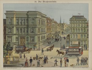 Kaupunkiliikenne (väri litho) tekijältä German School