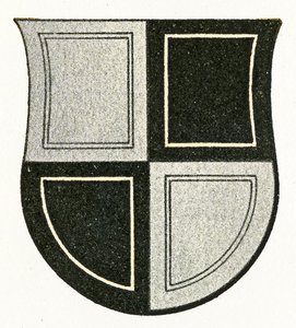 Zollernin (Hechingen) vaakuna, n. 1898 tekijältä German School