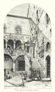 Bargellon piha, Firenze, Italia (kaiverrus) tekijältä German School