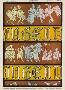 Kansikuva Jugend-lehden 1896 tekijältä German School