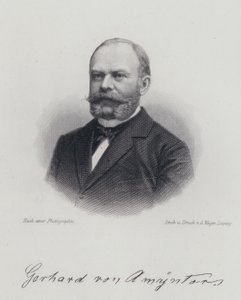 Dagobert von Gerhardt, saksalainen sotilas, runoilija ja kirjailija (kaiverrus) tekijältä German School