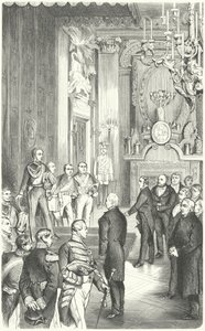 Frankfurtin parlamentin valtuuskunta, joka tarjosi kuningas Frederick William IV:lle Saksan kruunun, 1849 tekijältä German School