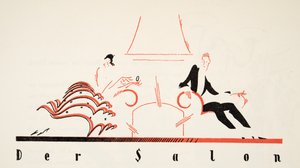 Der Salon, Styl, pub.1922 (stensiiliprintti) tekijältä German School