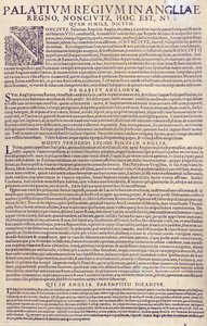 Kuvaus Nonesuchin palatsista, englantilaiset, heidän ulkonäkönsä ja taponsa, kalan myyntitapa Englannissa ja kuvaus oppisopimusjärjestelmästä, 1598 (painettu paperi) (katso myös 3 tekijältä German School