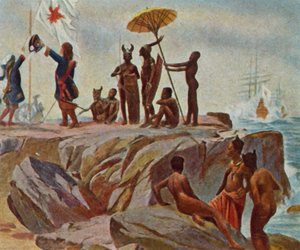 Siirtokuntien perustaminen Afrikan rannikolle. 1. tammikuuta 1683 (tehostettu värilitro) tekijältä German School