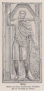 Flavius Aetius, roomalainen kenraali (kaiverrus) tekijältä German School