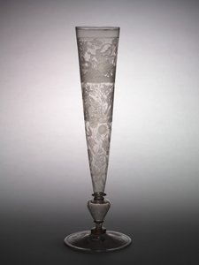 Huilulasi, 1600-luvun alku (lasi) tekijältä German School