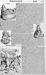 Folio CV, Liber Chronicarum, Hartmann Schedel (1440-1514) 1493 tekijältä German School