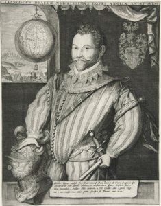 Francis Drake, pubi. 1800-luku (kaiverrus) tekijältä German School