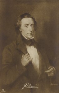 Frederic Chopin, puolalainen säveltäjä ja pianisti (1810-1849) tekijältä German School