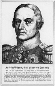 Friedrich Wilhelm, kreivi Bulow von Dennewik (kaiverrus) tekijältä German School