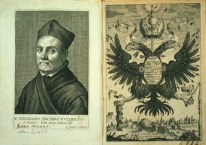 Magnesin etukappale tai Athanasius Kircherin kolmikantateoksen magneettinen taide, 1643 tekijältä German School