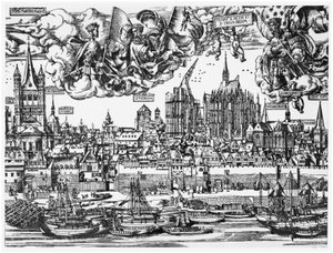 Yleisnäkymä Kölnistä, 1531 tekijältä German School