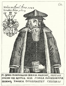 Georg Rollenhagen, saksalainen näytelmäkirjailija (kaiverrus) tekijältä German School