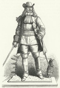 Georg von Derfflinger, saksalainen marsalkka Brandenburg-Preussin armeijassa (kaiverrus) tekijältä German School