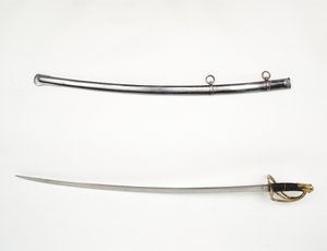 Saksan ratsuväen miekka ja huotra, Orange Free State Artillery, Etelä-Afrikka tekijältä German School