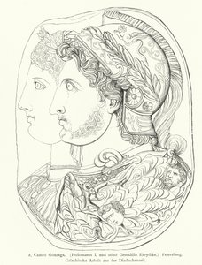 Gonzaga Cameo, antiikin kreikkalainen kaiverrettu helmi (kaiverrus) tekijältä German School