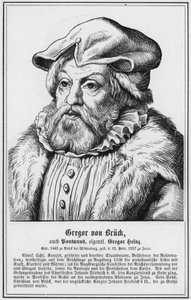 Gregor von Bruck, myös Bontanus, itse asiassa Gregor Heinz (kaiverrus) tekijältä German School