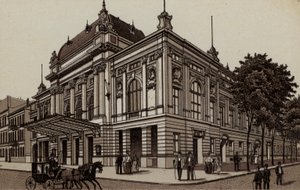 Hampuri: Deutsches Schauspielhaus, The German Theatre (litho) tekijältä German School