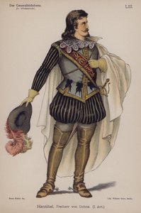 Hannibal, Freiherr von Dohna, Ernst von Wildenbruchin kirjasta Der Generalfeldoberst (värilitho) tekijältä German School