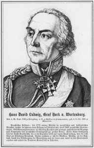 Hans David Ludwig, kreivi York v Wartenburg (kaiverrus) tekijältä German School