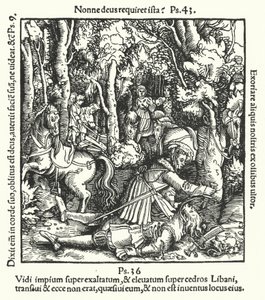 Württembergin herttua Ulrich tappoi Hans von Huttenin vuonna 1515 tekijältä German School