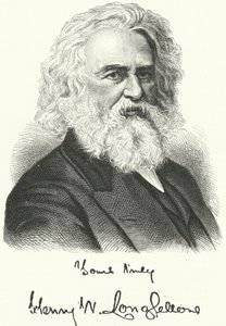 Henry Wadsworth Longfellow, yhdysvaltalainen runoilija ja professori (kaiverrus) tekijältä German School