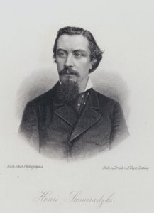 Henryk Siemiradzki, puolalainen taiteilija (kaiverrus) tekijältä German School
