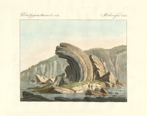 Koukkugneissi, Lewisissa (värillinen kaiverrus) tekijältä German School