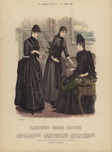 Illustrirte Frauen-Zeitungin kuvitus (värilitho) tekijältä German School