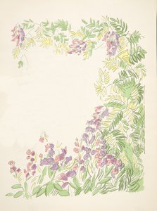 Kuvitus Stylista, pub.1922 (pochoir print) tekijältä German School