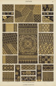 Japani, Lacker-maalaus (väri litho) tekijältä German School