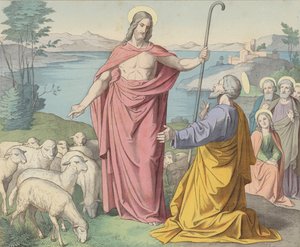 Jeesus ilmestyy Pietarille, hänen sijaiselleen maan päällä